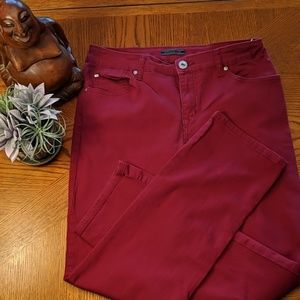 Bandolino pink jeans sz 8 straight leg